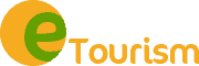 Kerala tourism logo on a yellow background.