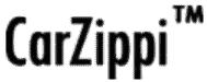 Carzipi logo on a green background.