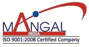 A logo with the word mangal on it.