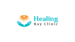Healing ray clinic logo.