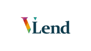 The vlend logo on a green background.