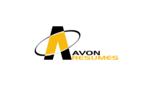 Avon resumes logo on a green background.